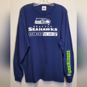 130. Seattle Seahawks "We Are 12" Long Sleeve Shirt